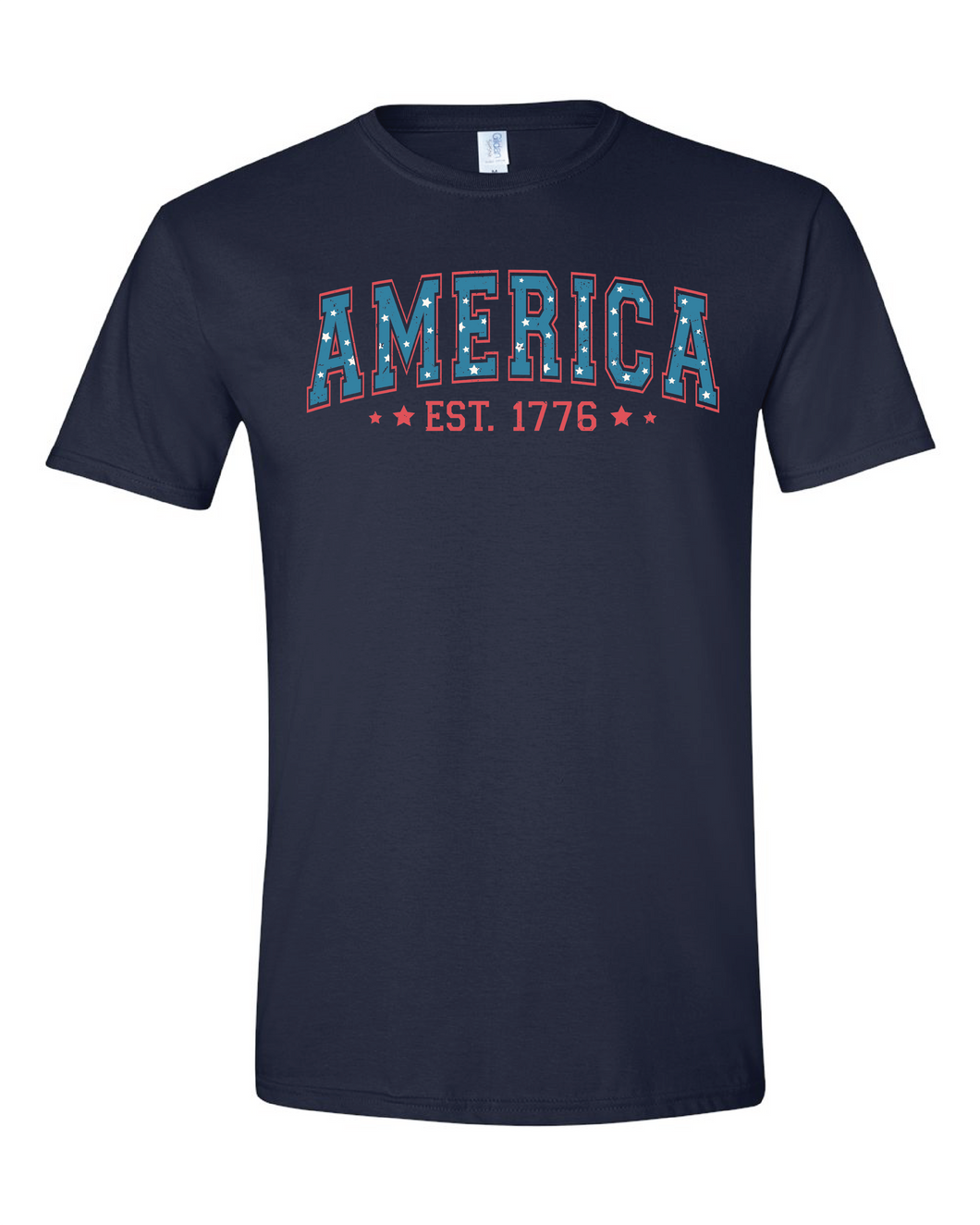America Tshirt - Navy