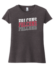 DT155 Falcons Stacked Womens Tee