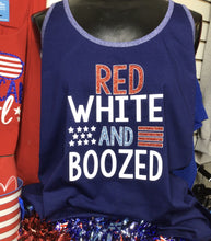 Red White and Boozed Tank Top
