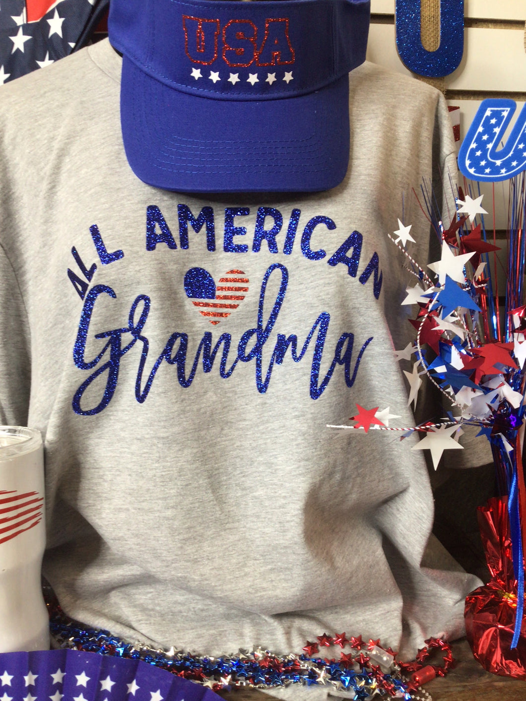 All American Grandma Shirt